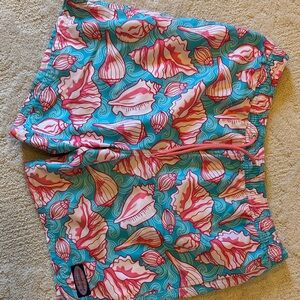 Vineyard Vines Pink and Blue Seashell Shorts